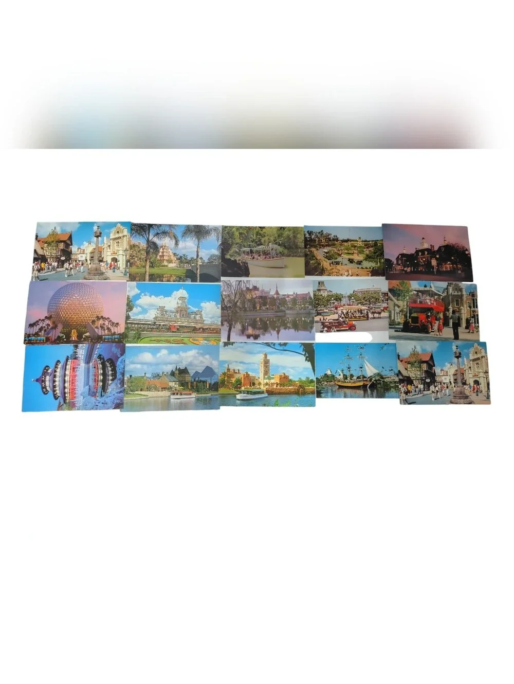 Disneyland Disneyworld Epcot Vintage Postcard Lot Of‎ 15 50s 80s Nostalgia